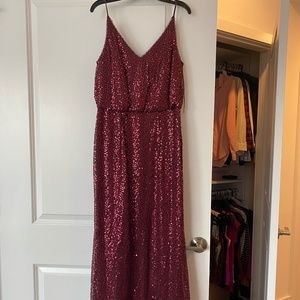 Adrianna Papell Evening gown-Burgundy